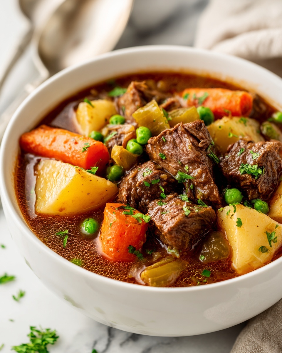 Beef Vegetable Soup Recipe - Recipe Image