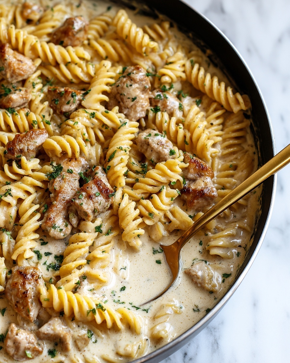 Creamy Ground Beef Pasta Recipe - Recipe Image