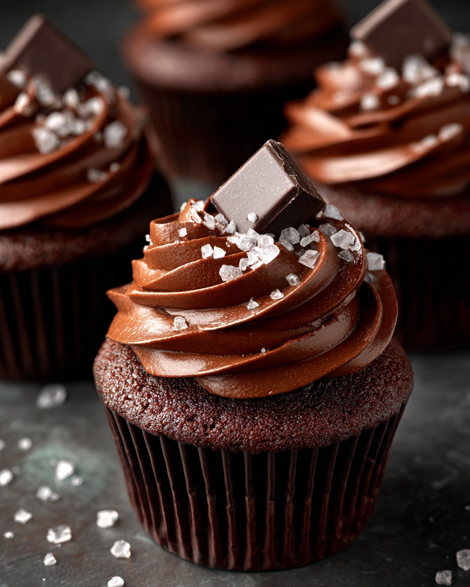 Salted Caramel Chocolate Mousse Cups Recipe - Recipe Image