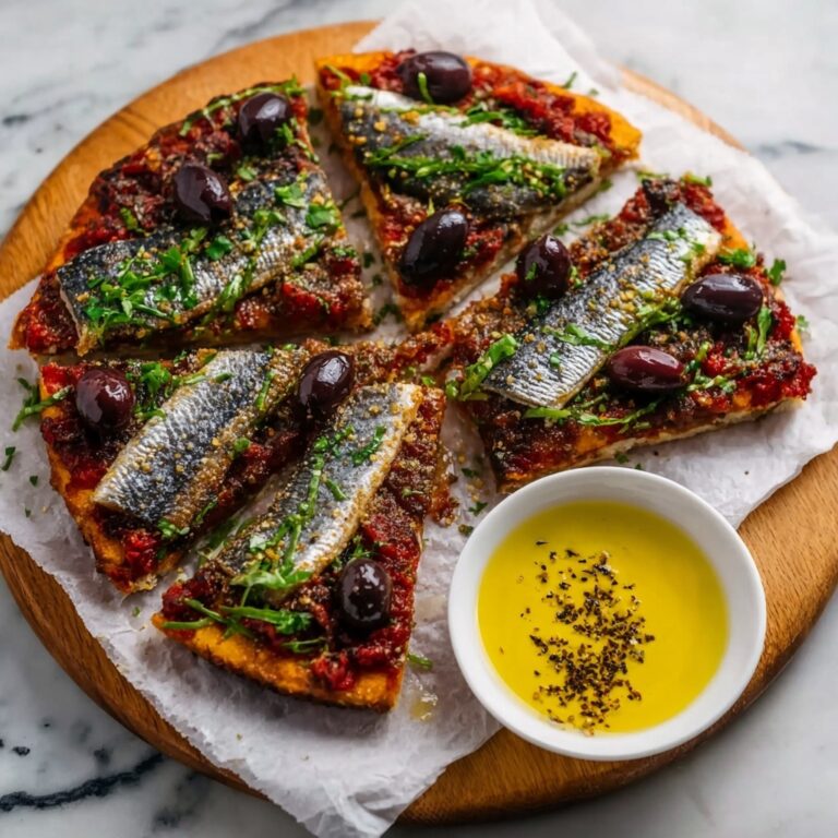 Sardine & Olive Tapenade Keto Flatbread Recipe