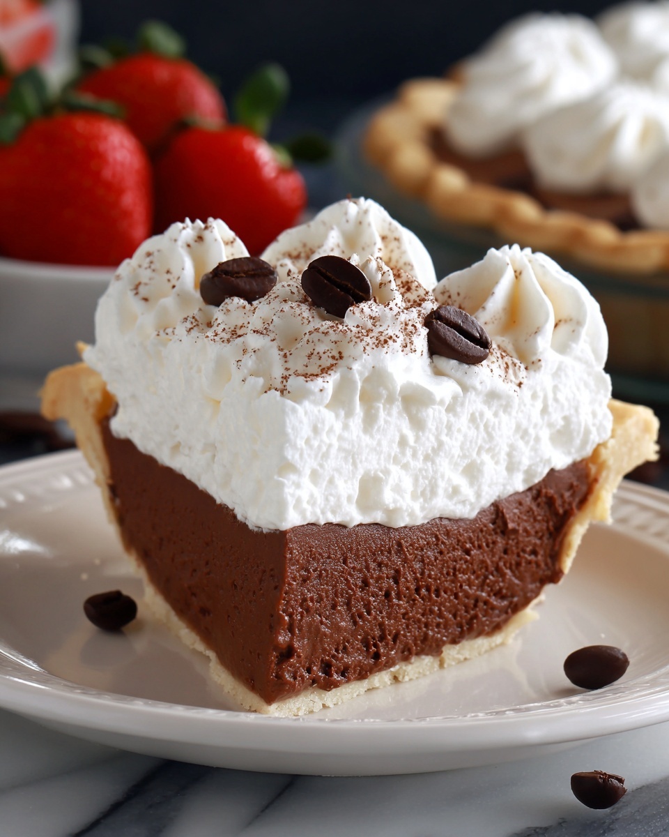 Dark Chocolate Tart with Espresso Whipped Cream Recipe - Recipe Image