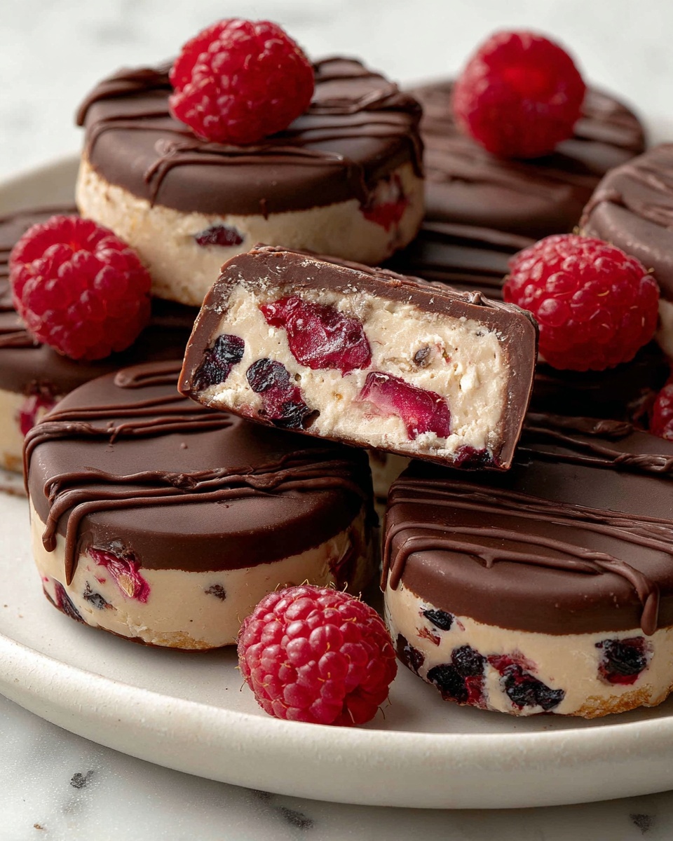 Chocolate Raspberry Mousse Bites Recipe - Recipe Image