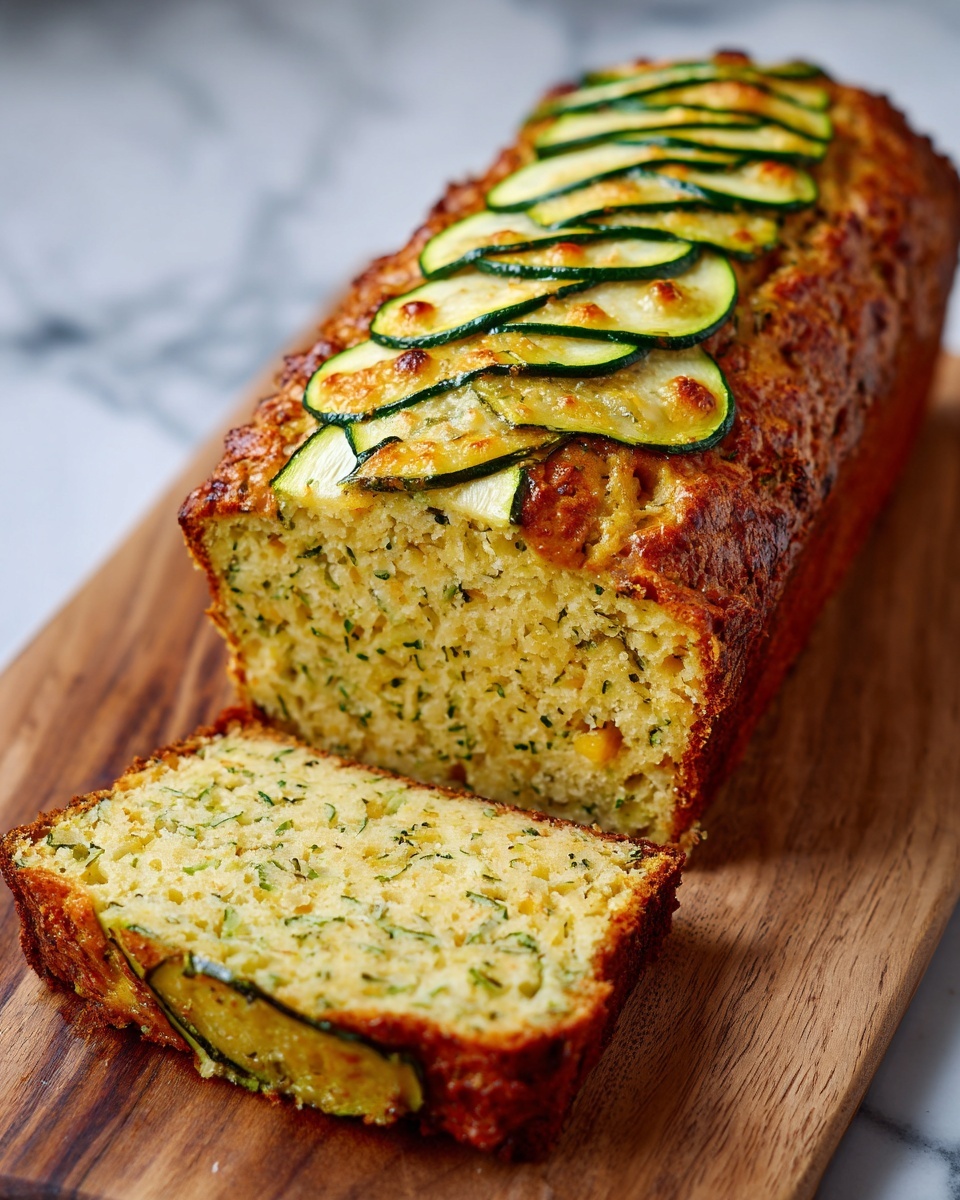 One Bowl Cheesy Zucchini Bread Recipe - Recipe Image