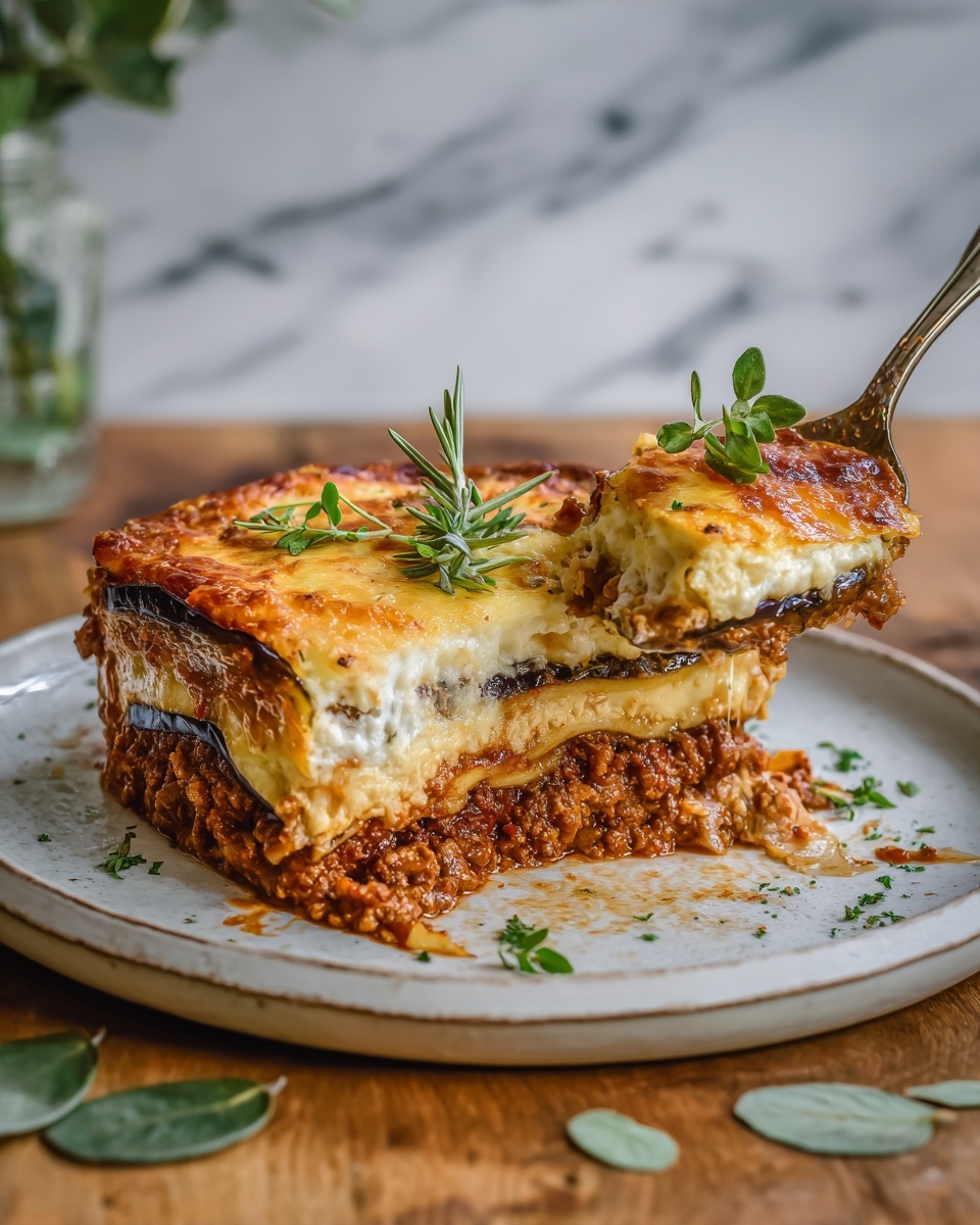 Real Easy Greek Moussaka Recipe - Recipe Image