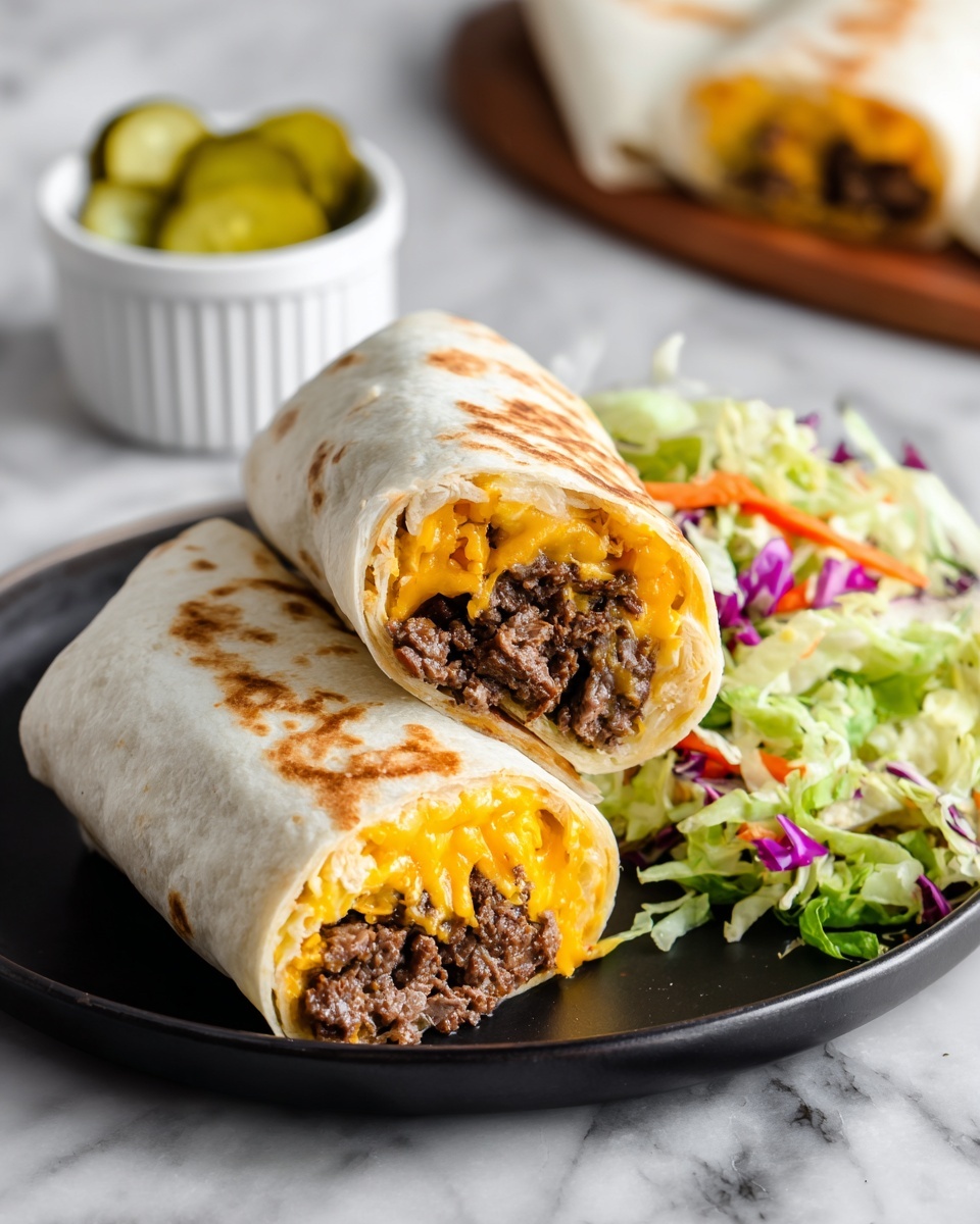 Cheeseburger Burritos Animal Style Recipe - Recipe Image