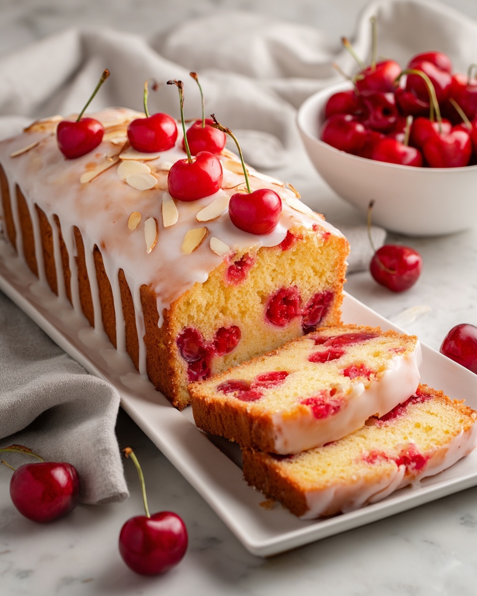 Gluten-Free Almond Cherry Bread Recipe - Recipe Image
