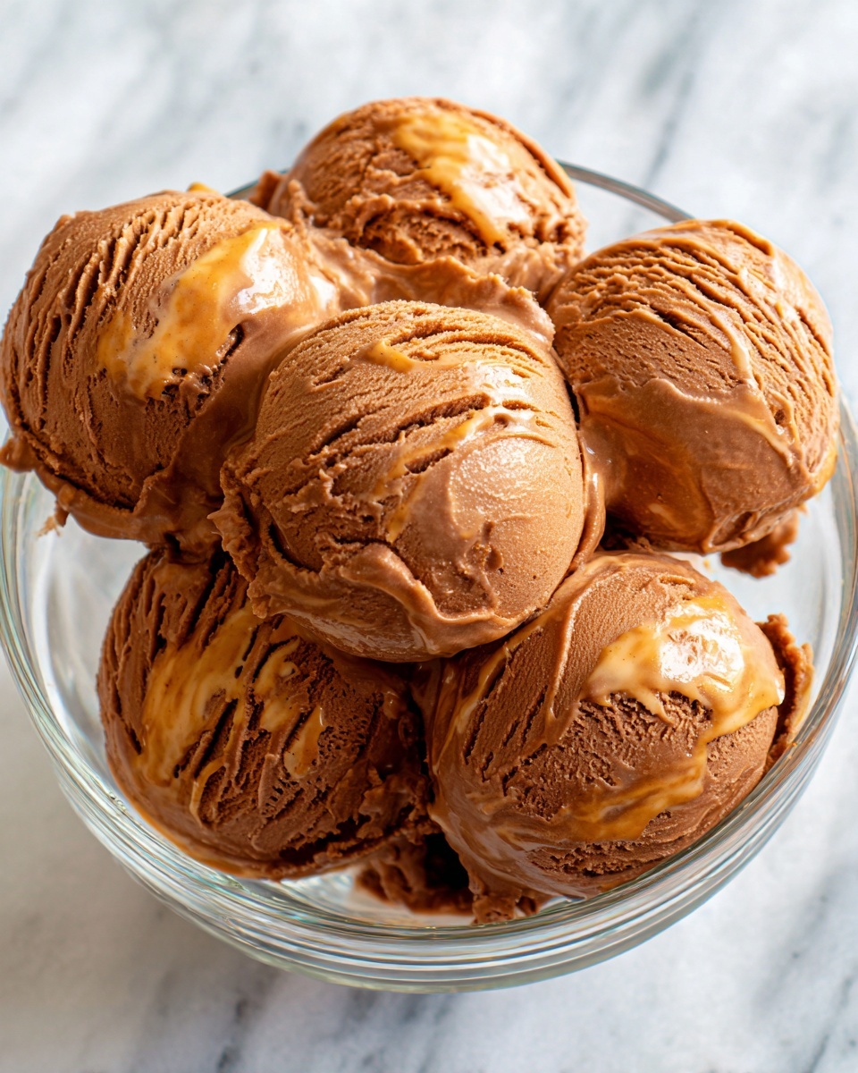 Gluten-Free Chocolate Peanut Butter Ice Cream Recipe - Recipe Image