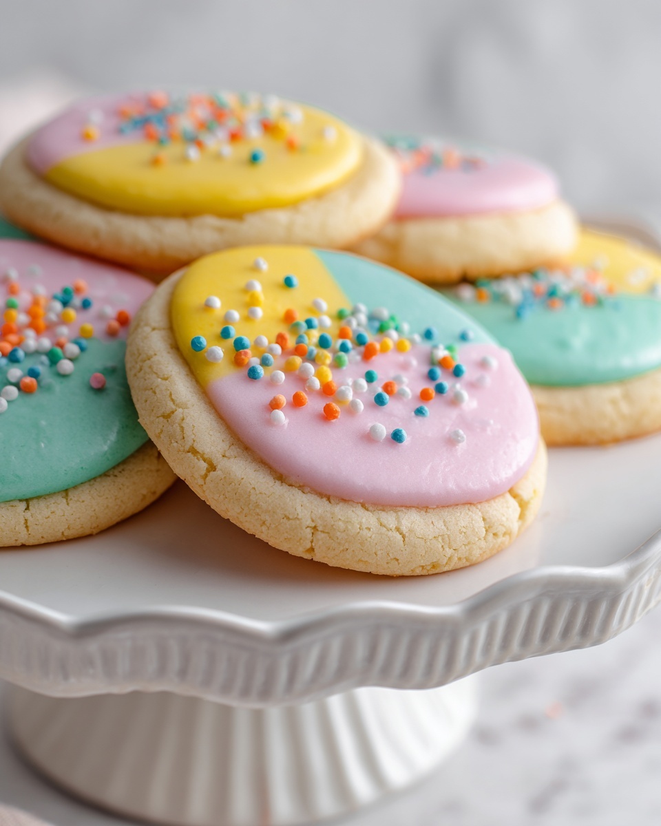 Easter Egg Sugar Cookies Recipe - Recipe Image