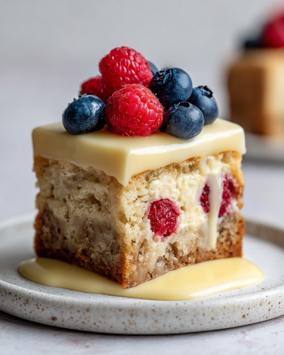Wild Berry Bread Pudding with Orange Sauce Recipe - Recipe Image