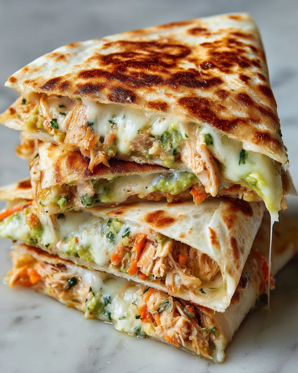 Chicken and Avocado Quesadillas Recipe - Recipe Image