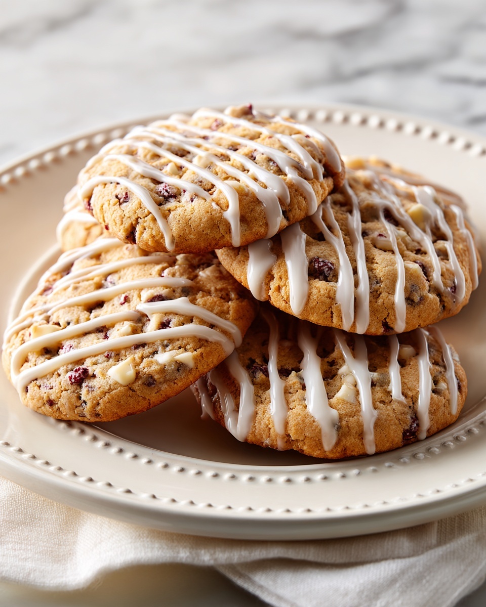 White Chocolate Cranberry Orange Cookies Recipe - Recipe Image