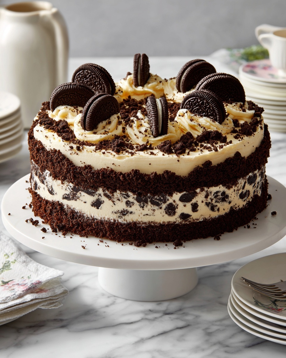 Cookies and Cream Cake Recipe - Recipe Image