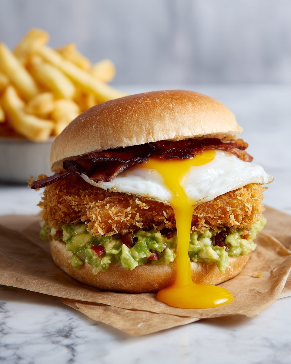 Egg Chicken Breakfast Sandwich Recipe - Recipe Image