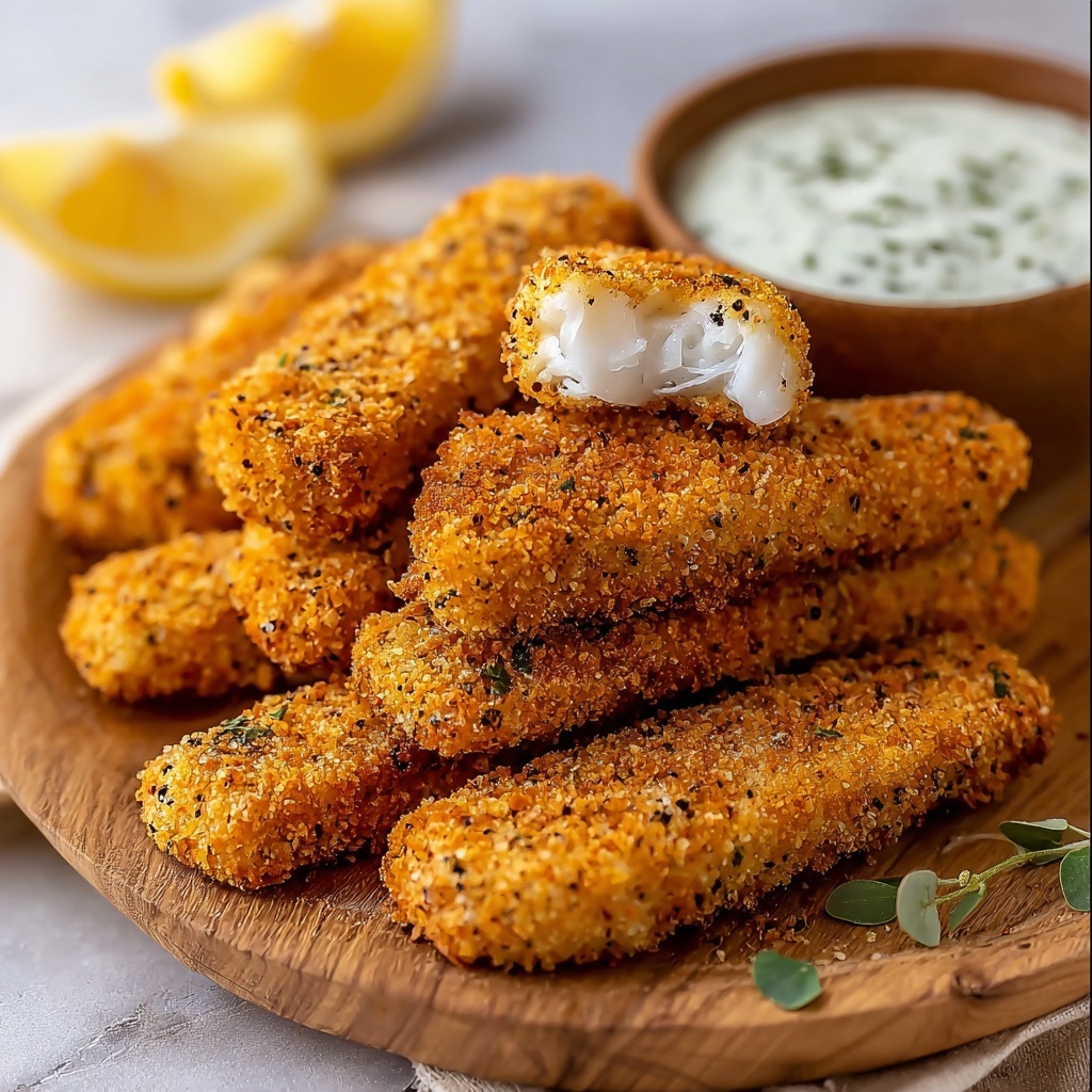 Crispy Keto Air Fryer Fish Sticks for a Guilt-Free Treat Recipe - Recipe Image