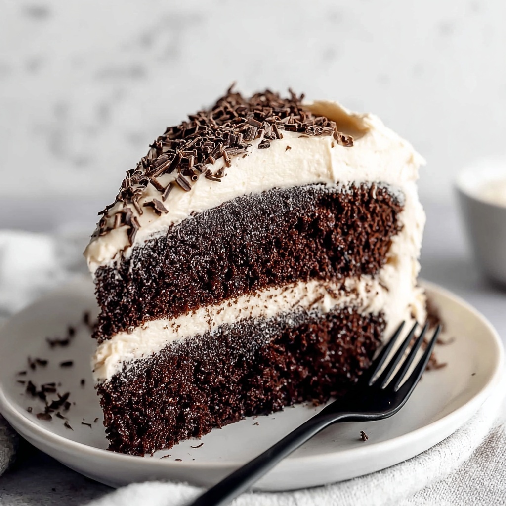 Irresistibly Moist Chocolate Cake with Irish Buttercream Bliss Recipe - Recipe Image
