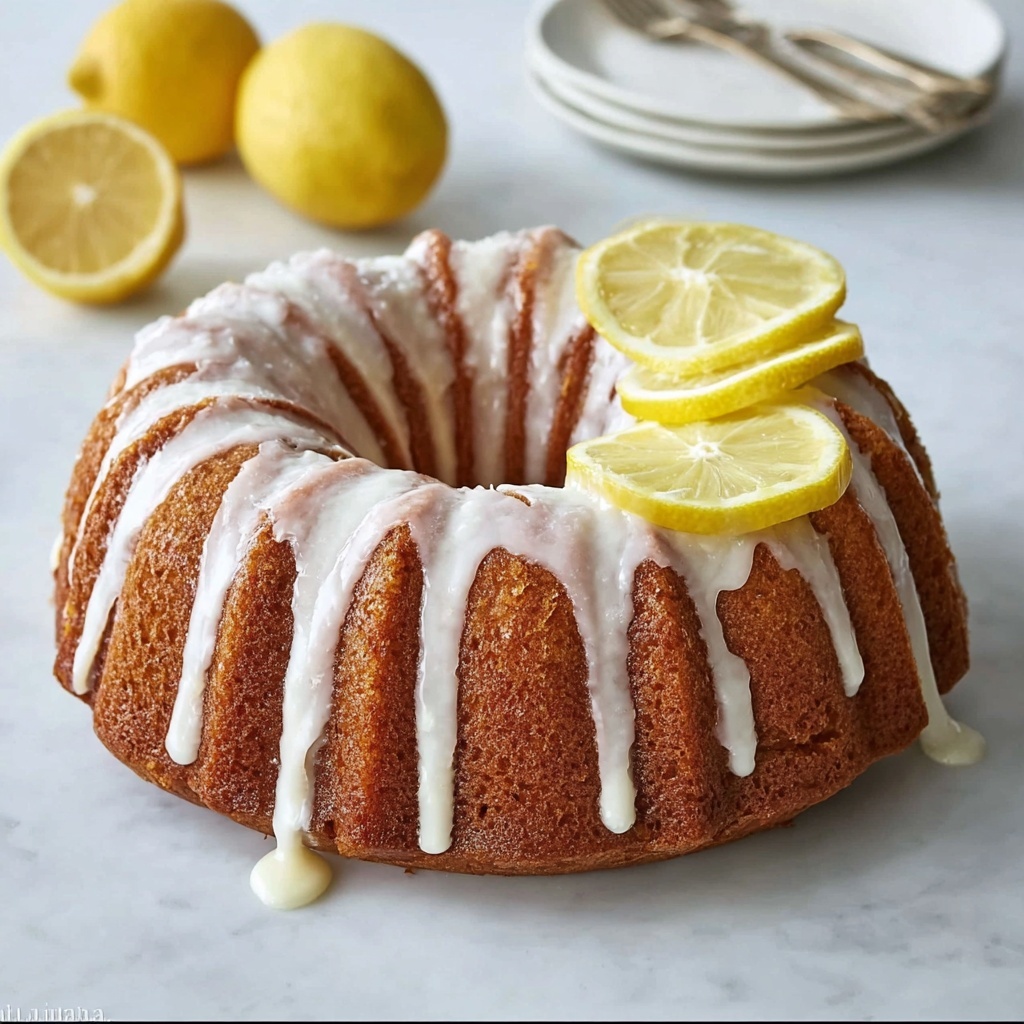 Easy Lemon Bundt Cake Recipe - Recipe Image