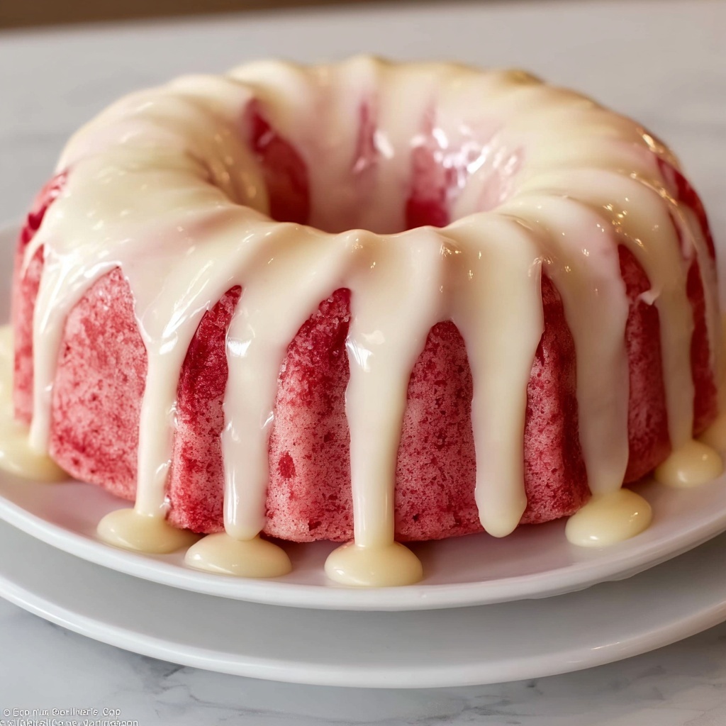 The Best Strawberry Cream Cheese Pound Cake You’ll Ever Make Recipe - Recipe Image