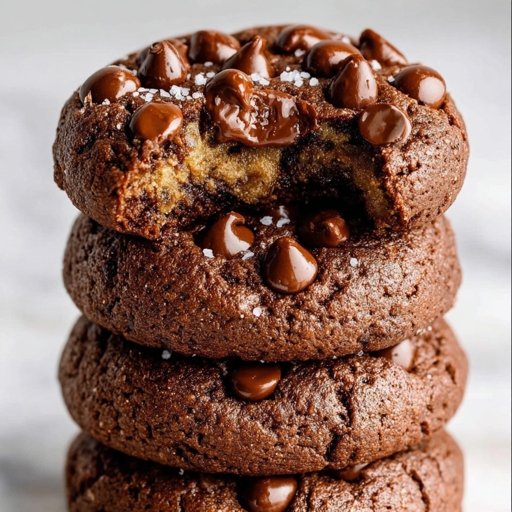 Easy Peanut Butter Stuffed Chocolate Cookies Recipe - Recipe Image