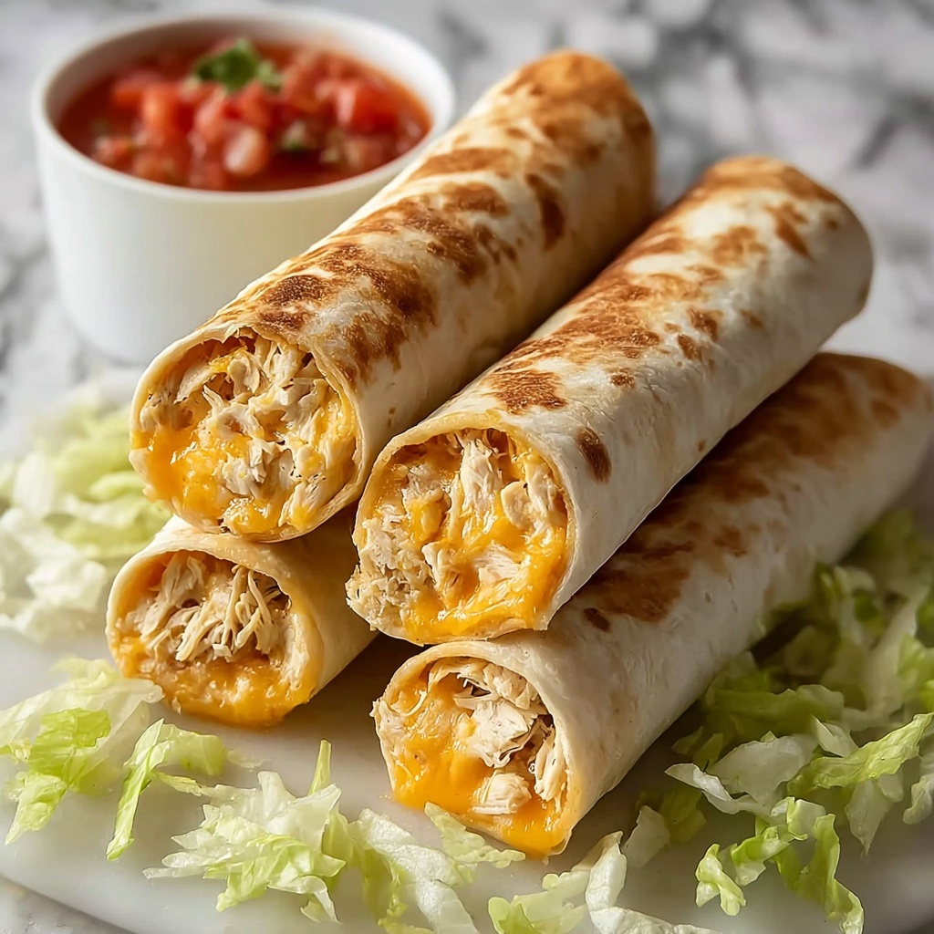 Easy Gluten-Free Chicken Taquitos Recipe - Recipe Image