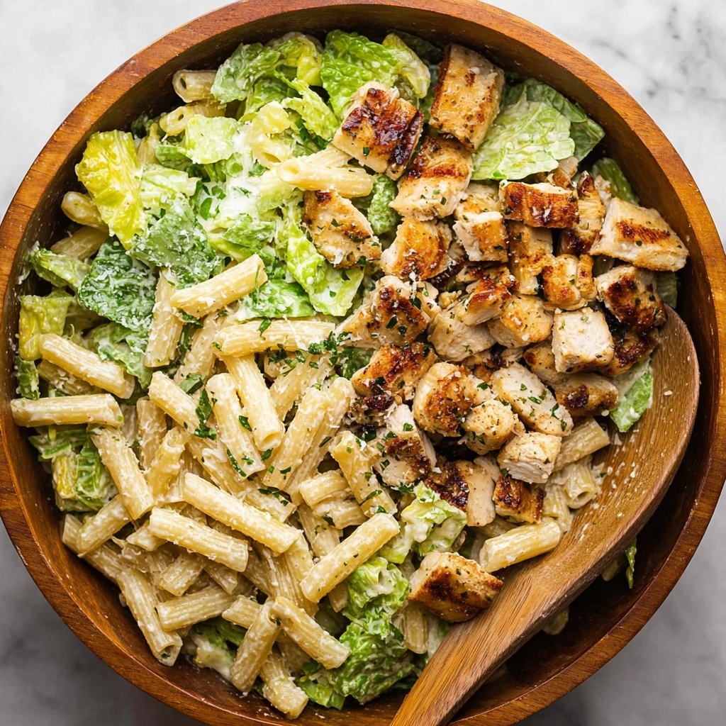 Chicken Caesar Pasta Salad Recipe - Recipe Image