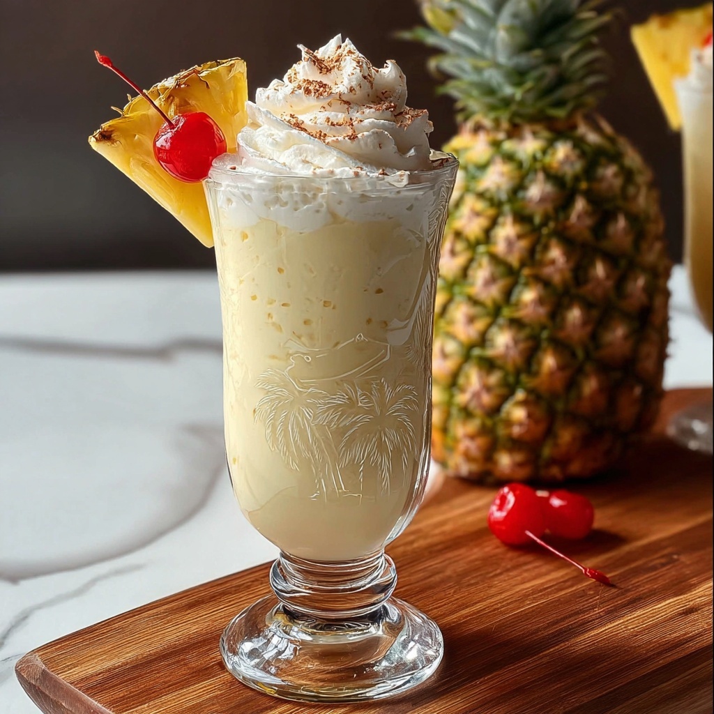 Pina Colada Milkshake: The Ultimate Tropical Treat Recipe - Recipe Image