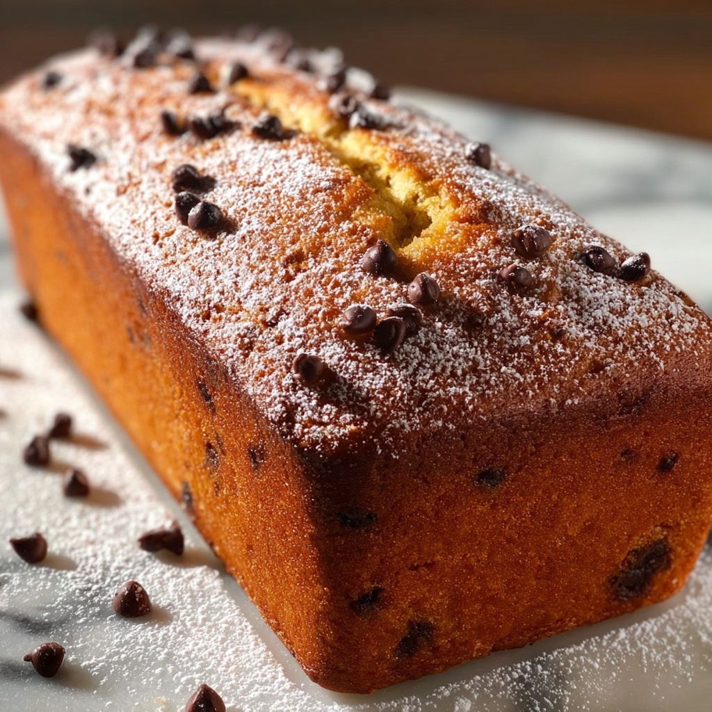 Pumpkin Chocolate Chip Bread Recipe - Recipe Image