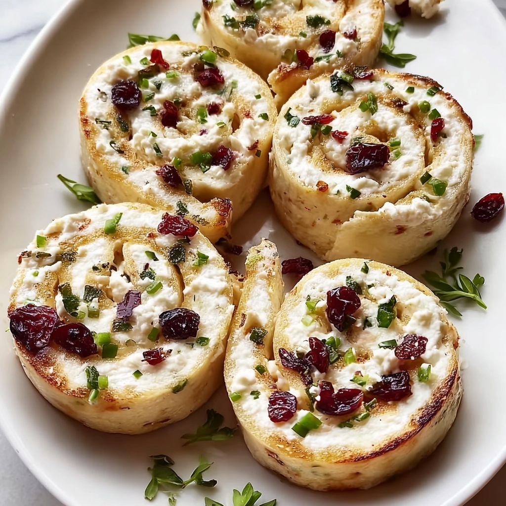 Cranberry Feta Pinwheels: 5 Irresistible Bites to Love Recipe - Recipe Image