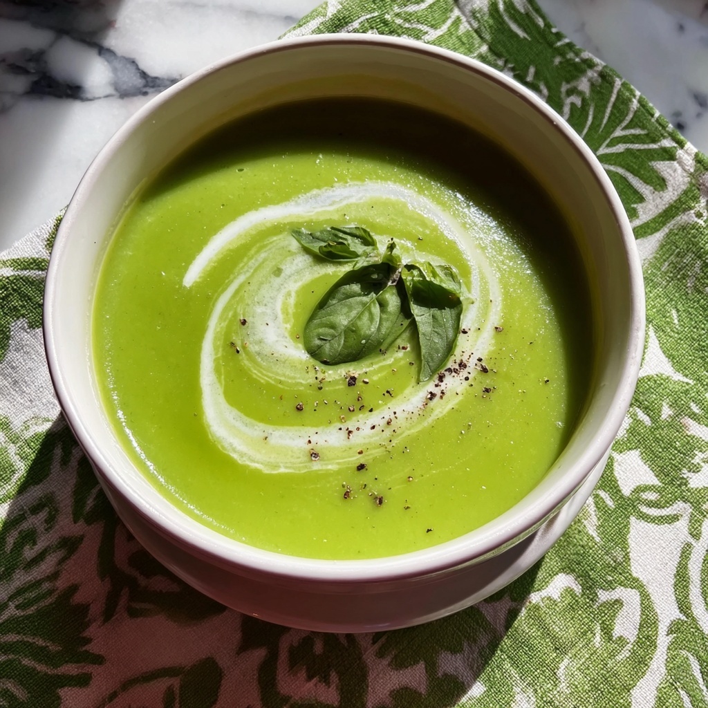 Spring Pea and Mint Soup Recipe - Recipe Image