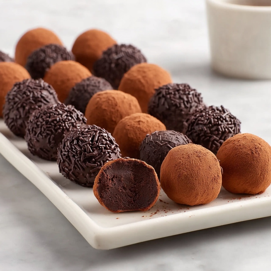 Easy Brownie Truffles Recipe - Recipe Image