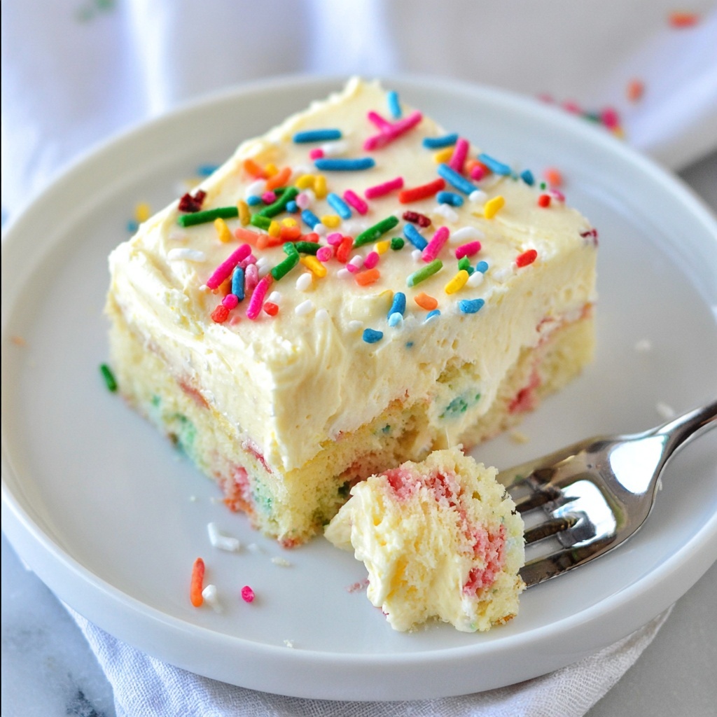 Skinny Funfetti Cake Recipe - Recipe Image