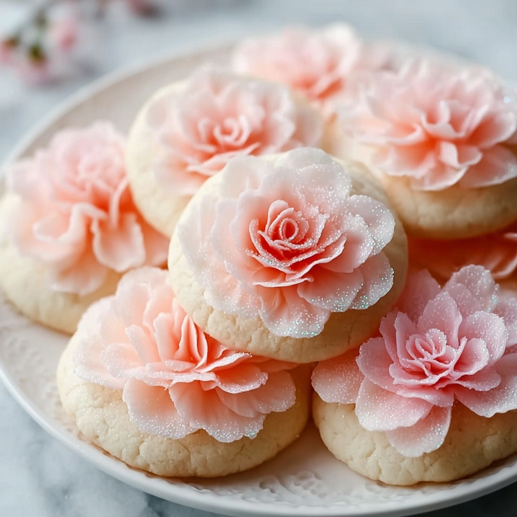 Delightful Rose Petal Sugar Cookies for a Sweet Twist Recipe - Recipe Image