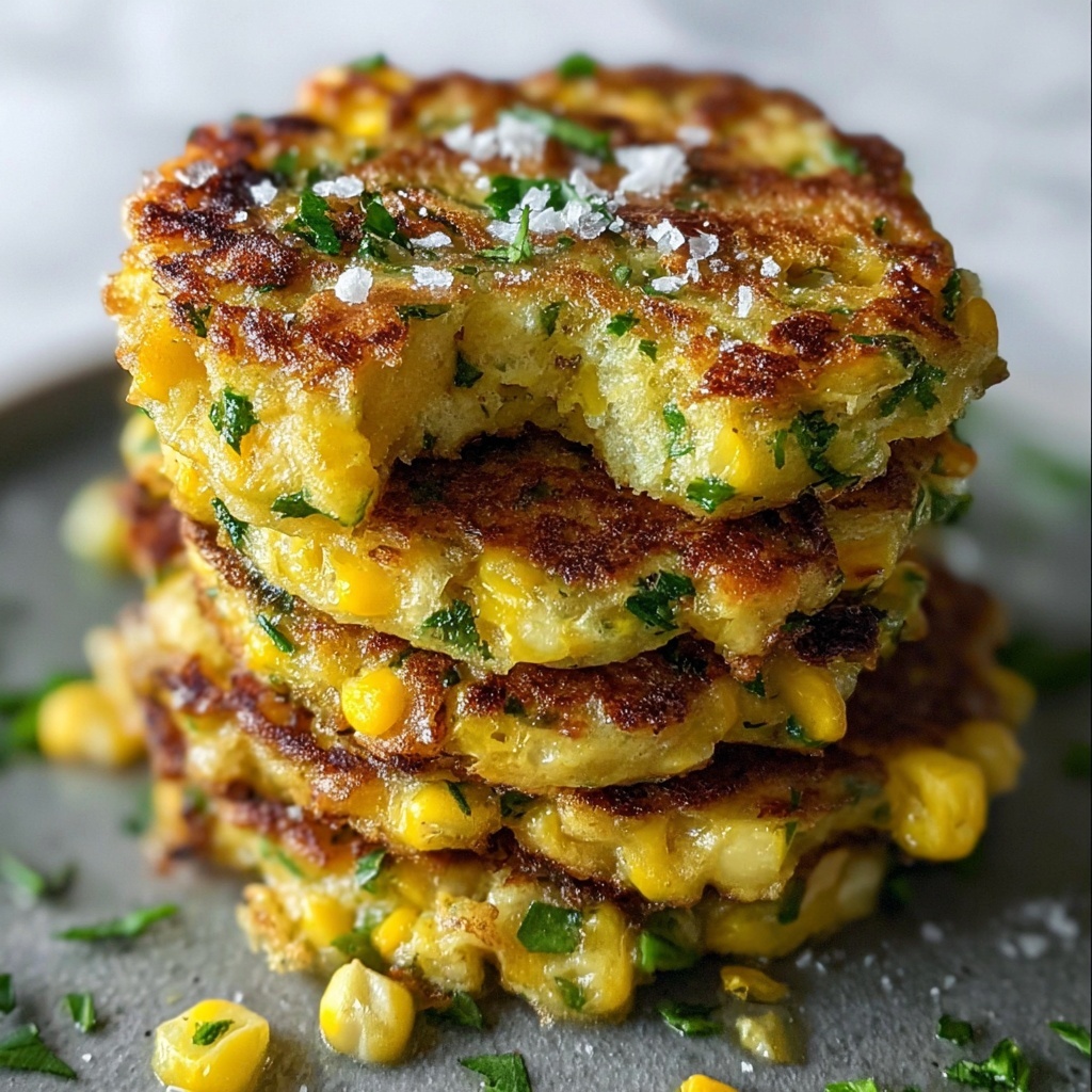Zucchini Corn Fritters Recipe - Recipe Image