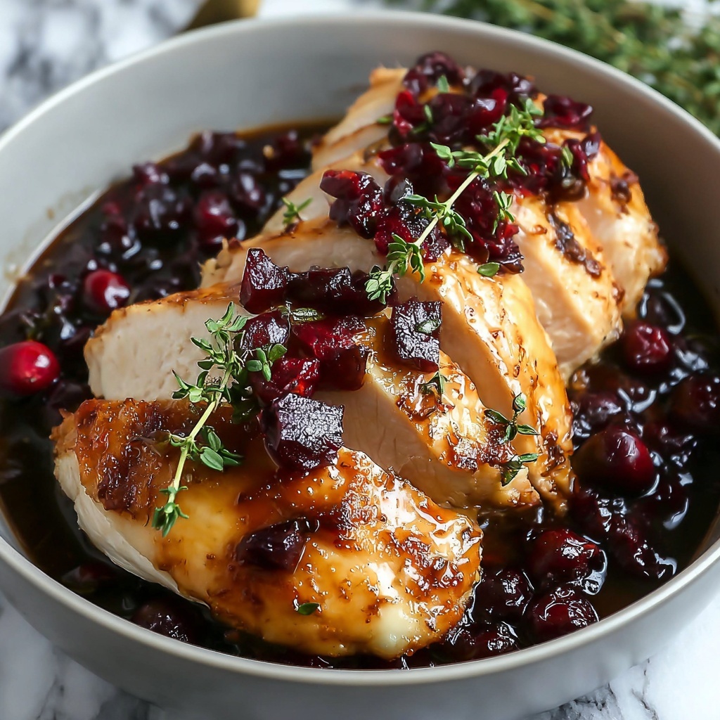 Impressive Cranberry Brie Stuffed Chicken: A Flavorful Showstopper Recipe - Recipe Image