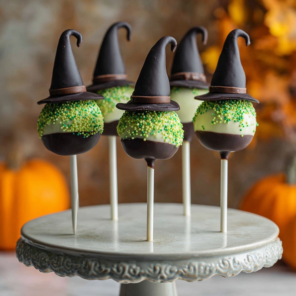 Witch Hat Cake Pops Recipe - Recipe Image