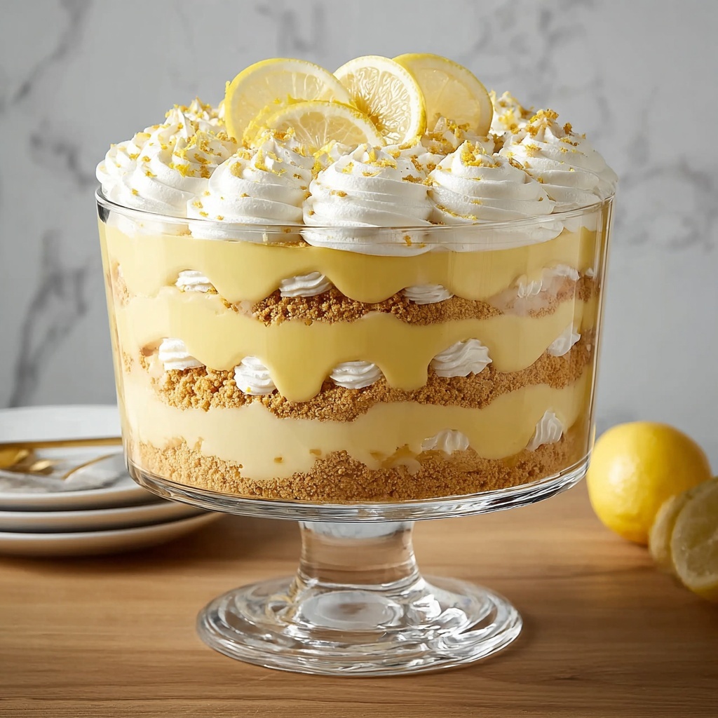 Outrageous Lemon Lovers Trifle Recipe - Recipe Image