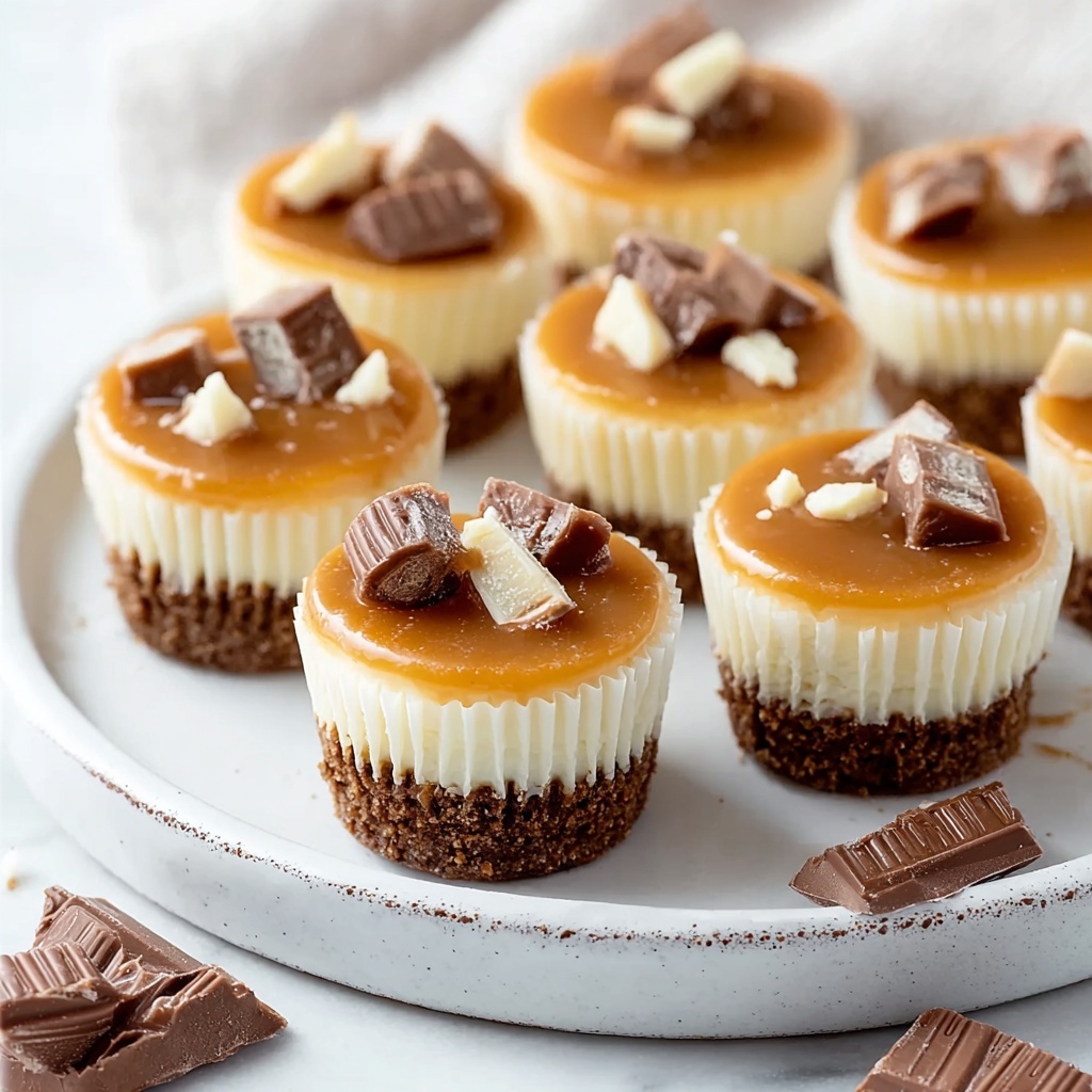 Decadent Mini Turtle Cheesecakes Recipe - Recipe Image