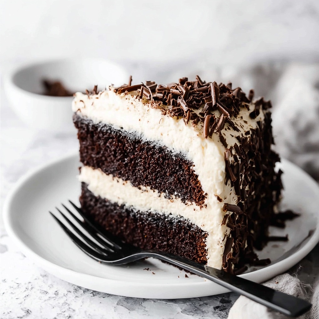 Irresistibly Moist Chocolate Cake with Irish Buttercream Bliss Recipe - Recipe Image