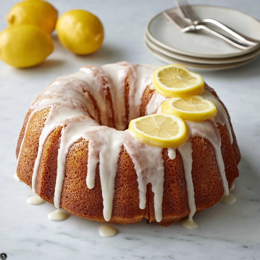 Easy Lemon Bundt Cake Recipe - Recipe Image