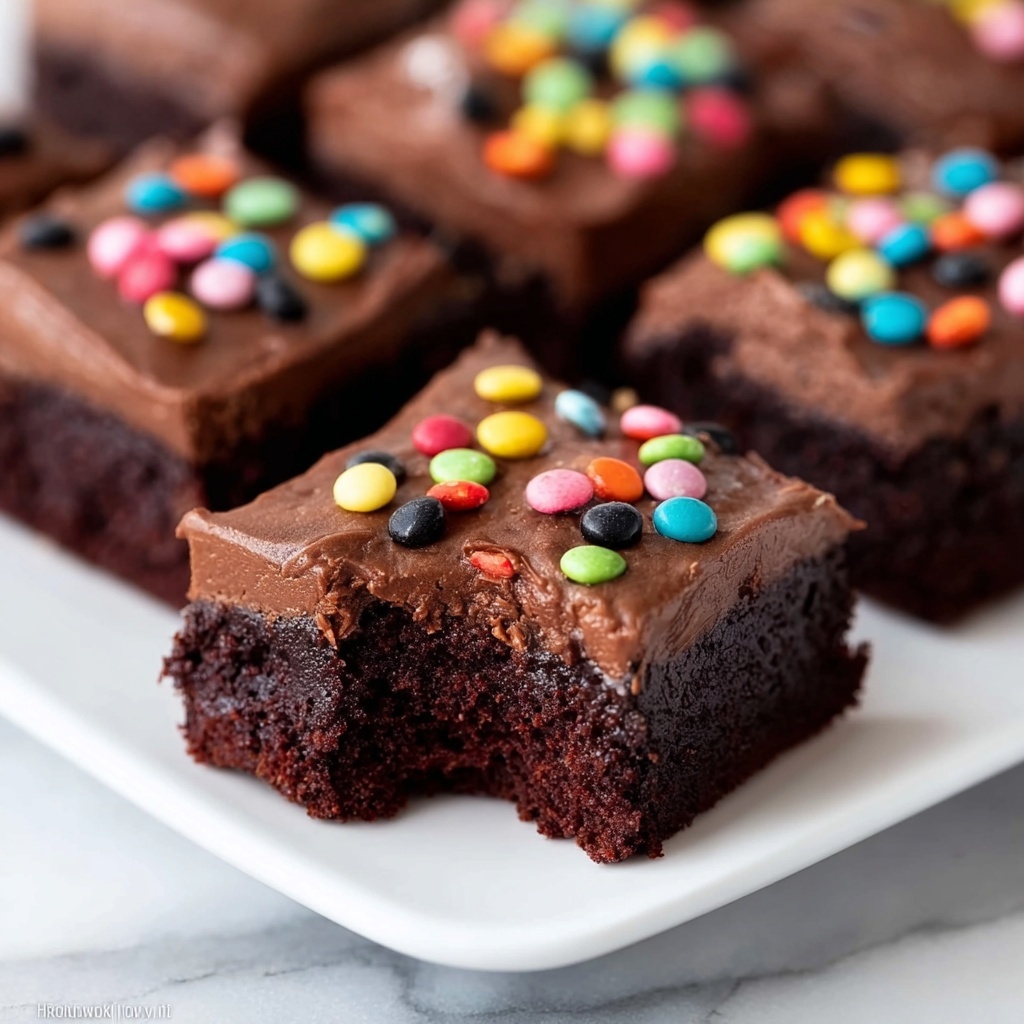 Easy Homemade Cosmic Brownies Recipe - Recipe Image