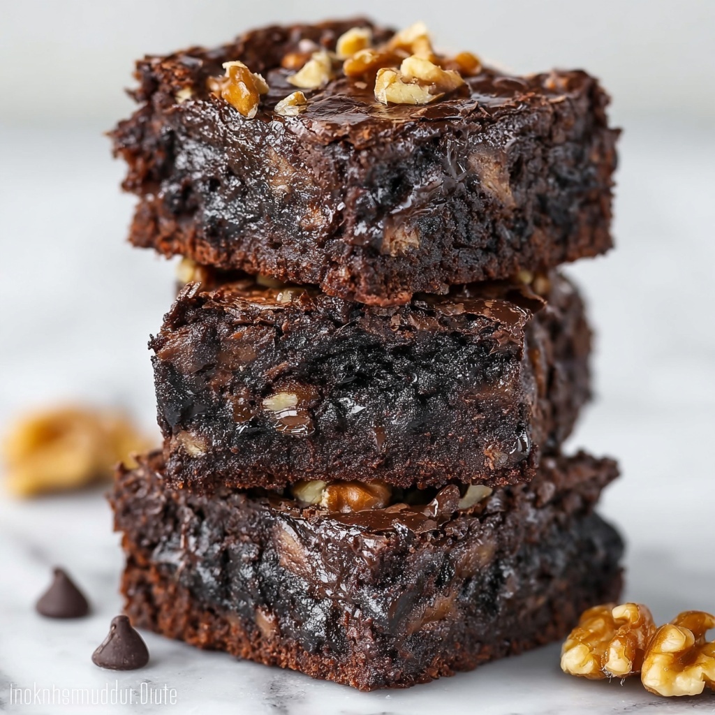 Toffee Brownies – Fudgy Homemade Brownies with Crunchy Toffee Recipe - Recipe Image