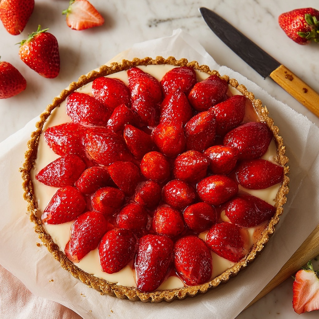 French Strawberry Tart (Tarte aux Fraises) Recipe - Recipe Image