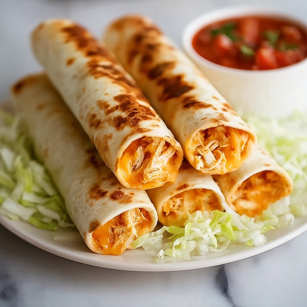 Easy Gluten-Free Chicken Taquitos Recipe - Recipe Image