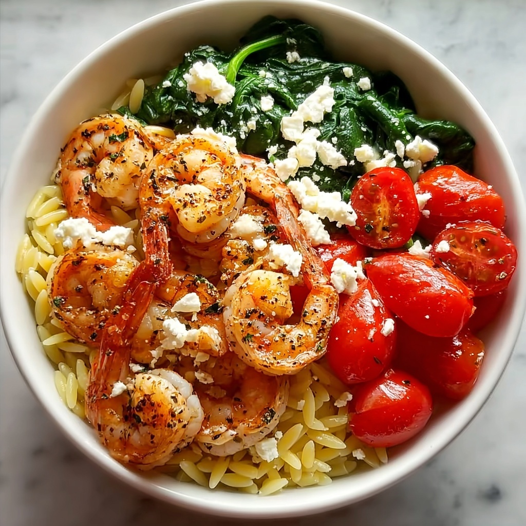 Greek Shrimp with Orzo and Feta Recipe - Recipe Image