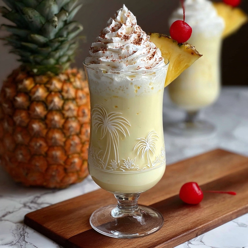 Pina Colada Milkshake: The Ultimate Tropical Treat Recipe - Recipe Image