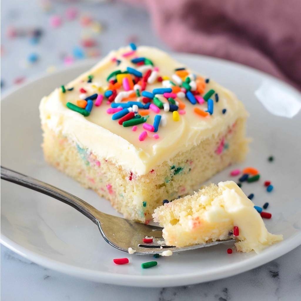 Skinny Funfetti Cake Recipe - Recipe Image