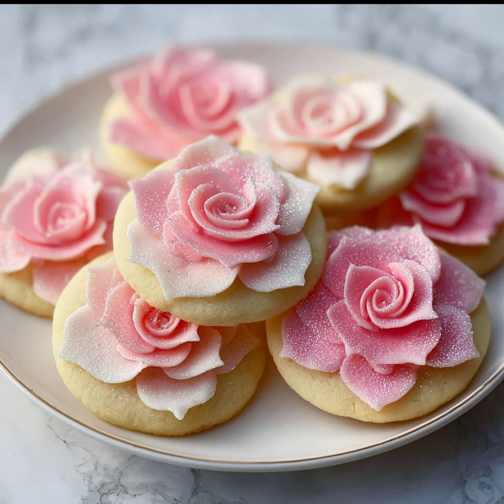 Delightful Rose Petal Sugar Cookies for a Sweet Twist Recipe - Recipe Image