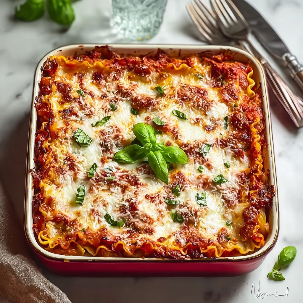 Holiday Christmas Lasagna Recipe - Recipe Image