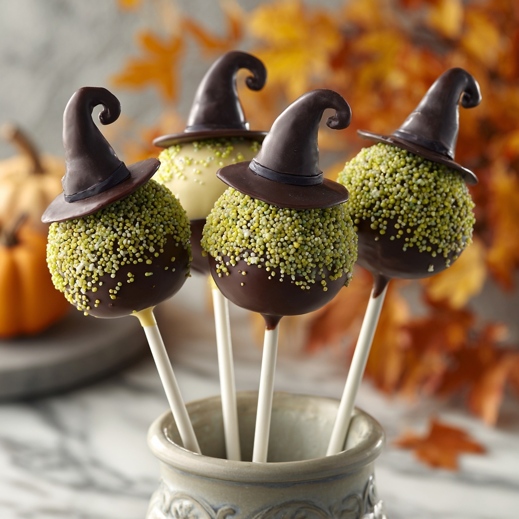 Witch Hat Cake Pops Recipe - Recipe Image