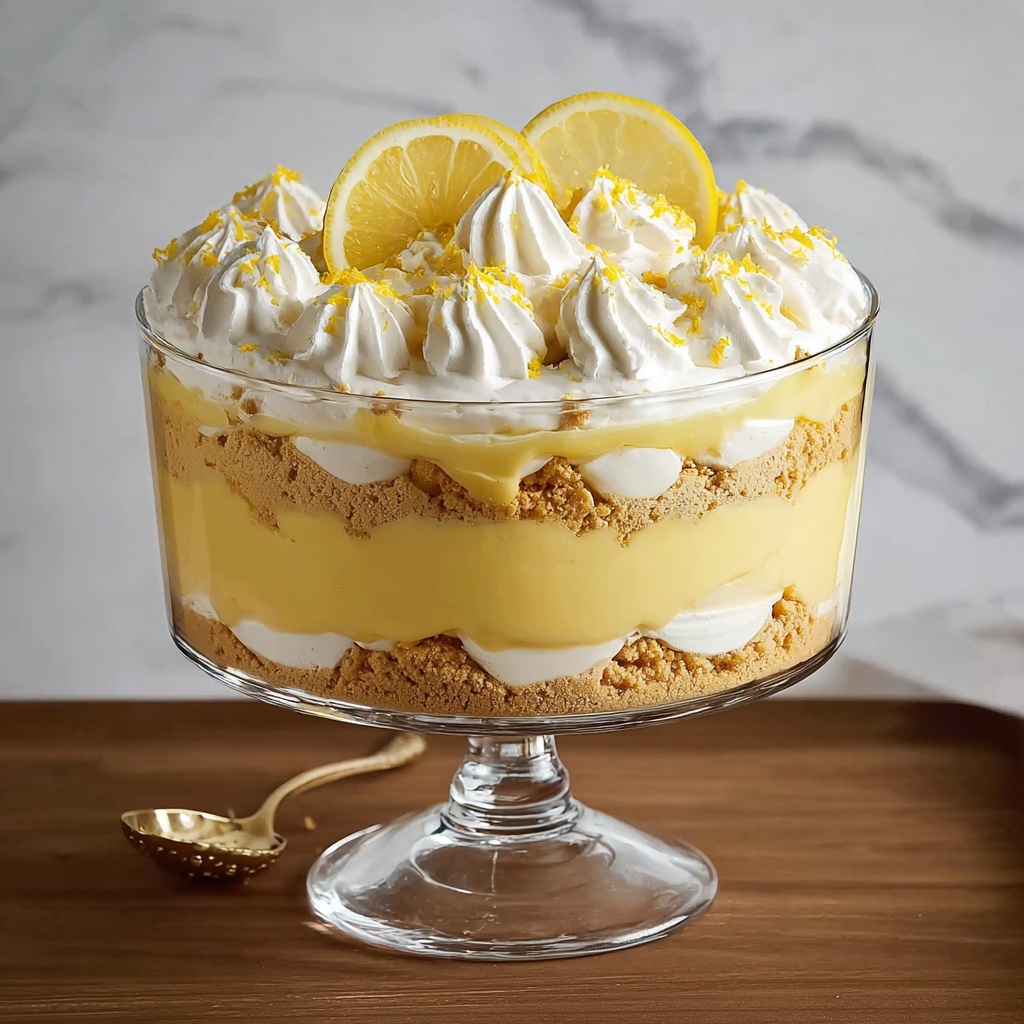 Outrageous Lemon Lovers Trifle Recipe - Recipe Image