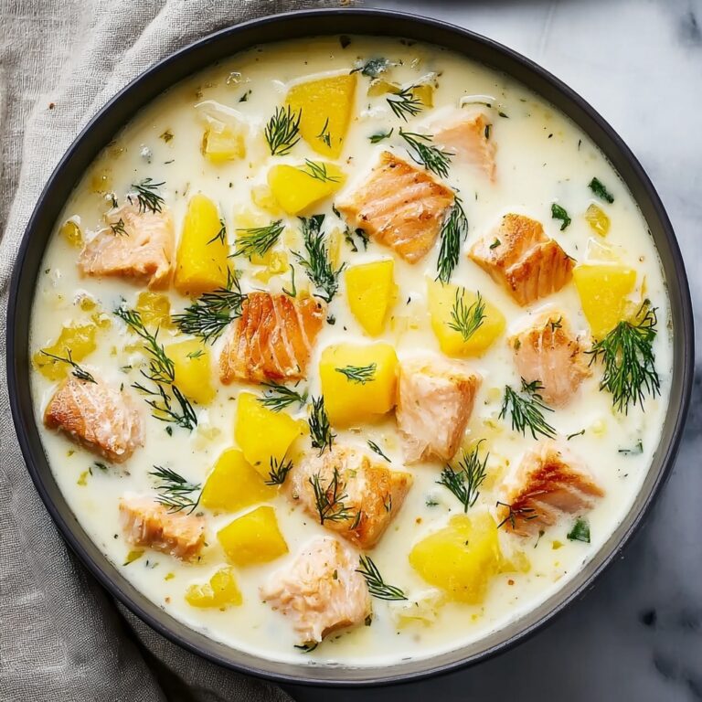 Creamy Salmon Chowder Soup: Comfort in Every Spoonful Recipe